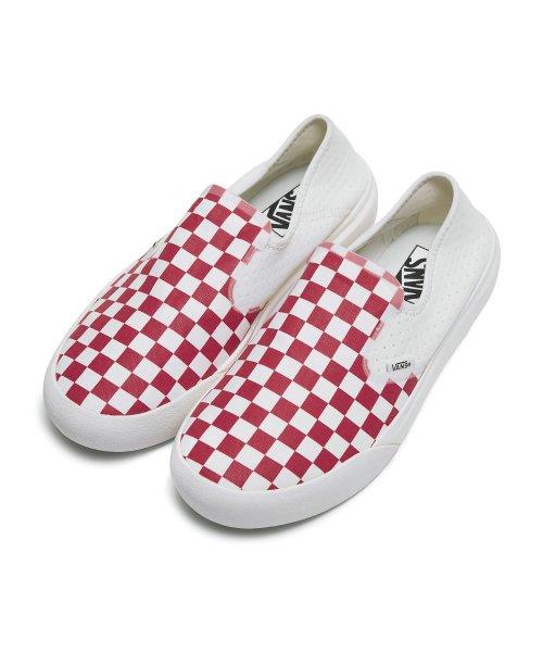 Vans ComfyCush One - (Checkerboard) Racing Red:Marshmallow VN0A45J5BOP1