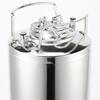 6L Large Capacity Stainless Steel Wine Bucket Portable Steel Ball Lock Keg Home Brewed Beer Barrel