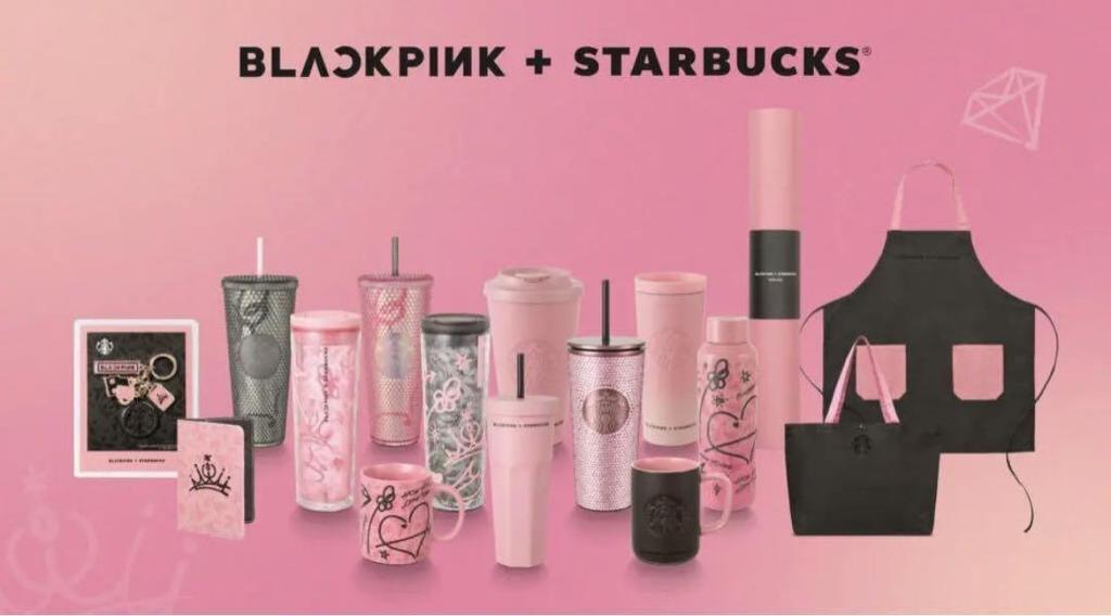 [USED] First come, first served* Starbucks x BLACKPINK limited collaboration not available in Japan