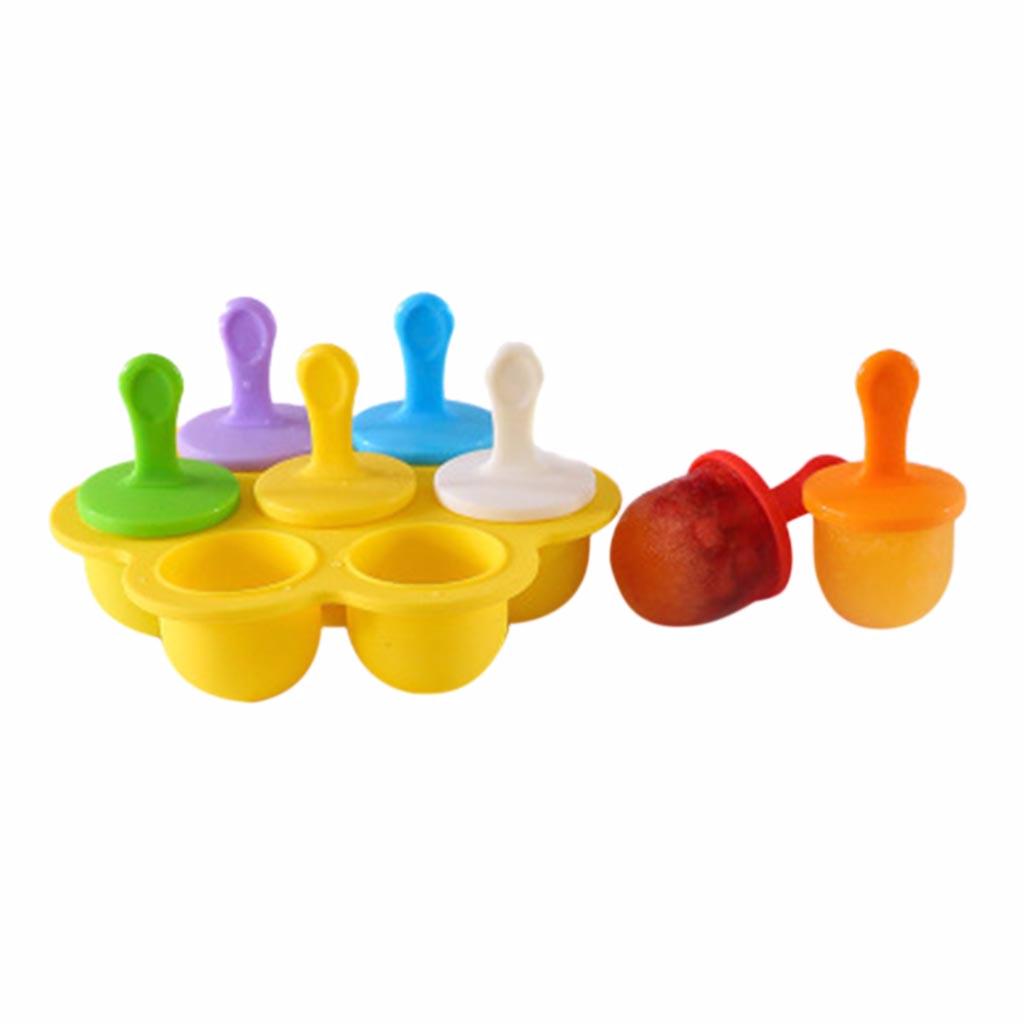 Silicone 7 Hole Popsicle Ice s Classic s Trays Reusable