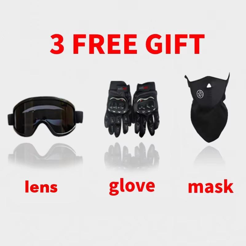 Motorcycle helmet for teenagers off-road helmet downhill AM DH motorcycle street off-road three-piece set with gifts