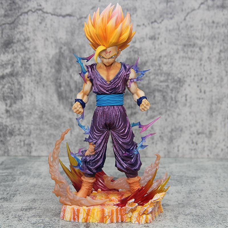 Drogan Boll Z Figure Gohan Super Saiyan Son Gohan Figurine 36cm Pvc Action Figure Collection Model Toy Anime Gifts