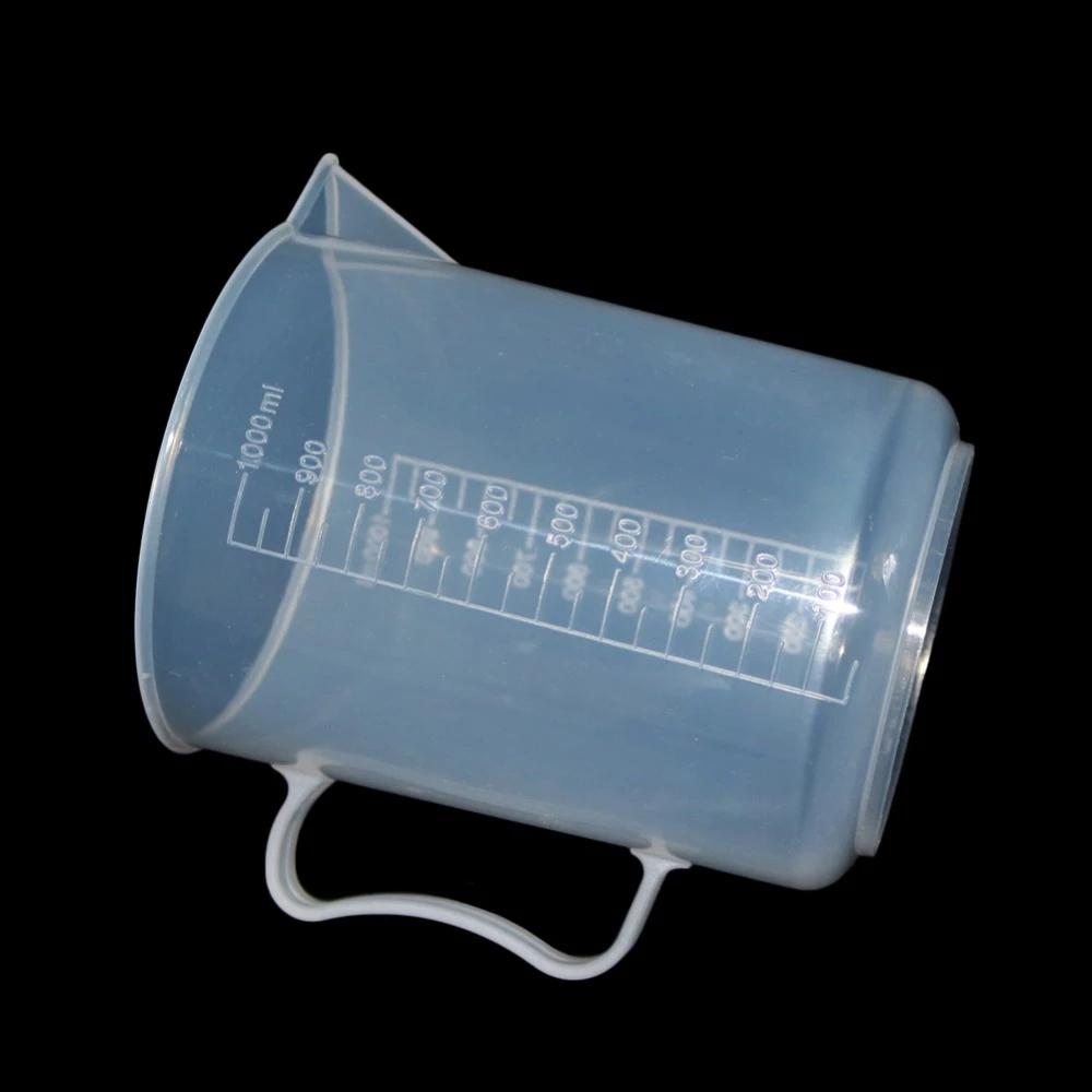 Durable Plastic Transparent Measuring Cylinder With Handle Measuring Cup Measuring Jug