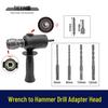 Upgraded Cross-Border Hand Drill To Rotary Hammer Converter: Lithium Battery Impact Drill for Hole Drilling
