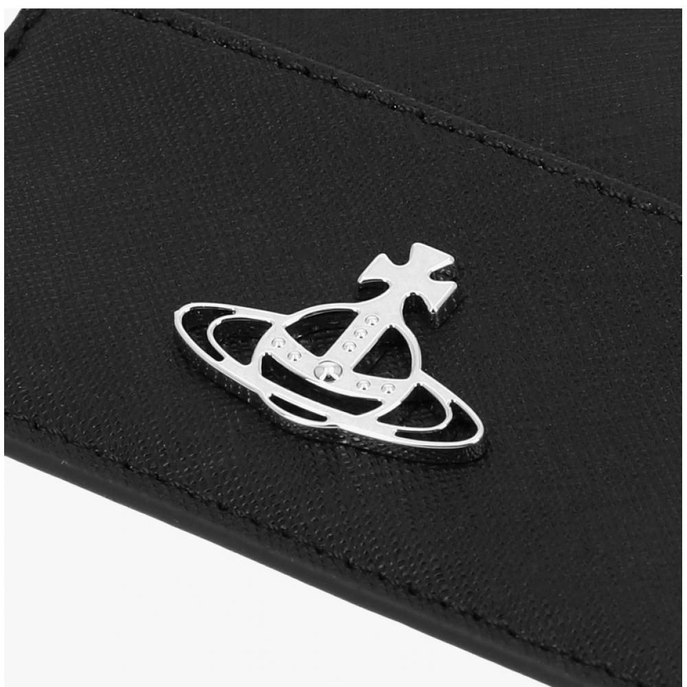 Vivienne Westwood 5403000aw L001n N401 Saffiano Heart Card Holder