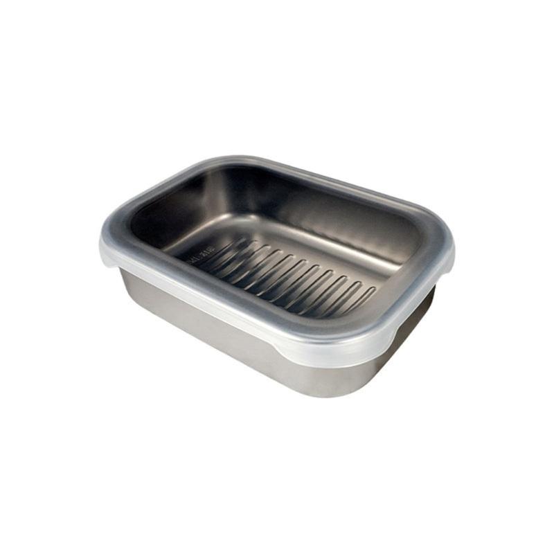 

Long Time Use Freshing Stainless Steel Preserving Box with Hermetics Seal Keep Fruits Vegetables and Meals Freshing