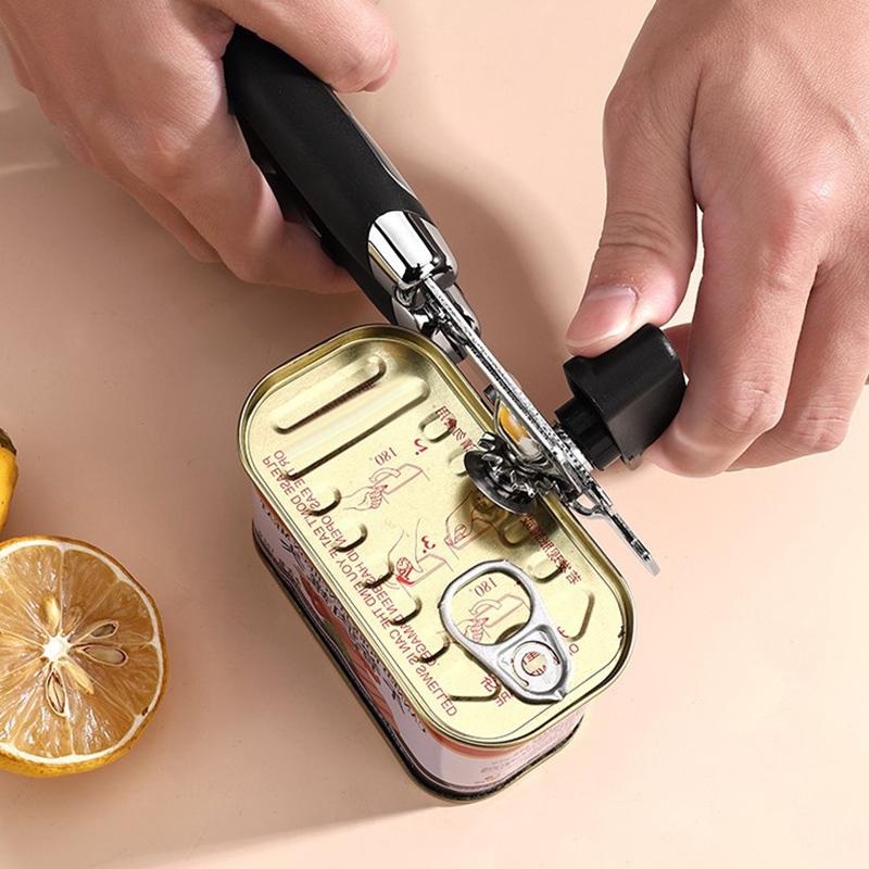 Multi-Functional Stainless Steel Can Opener Manual Heavy-Duty Bottle Opener For Home Use