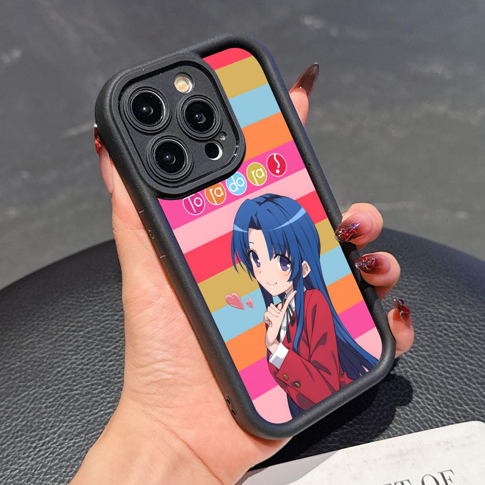 Toradora Kawashima Phone Case for iPhone 17 16 15 14 13 12 11 Air Pro Max Plus Black Soft TPU Shockproof Cover