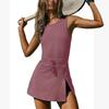 2026 Ärmelloses Tennis-Kleid mit integrierter Hose und Sport-Jumpsuit