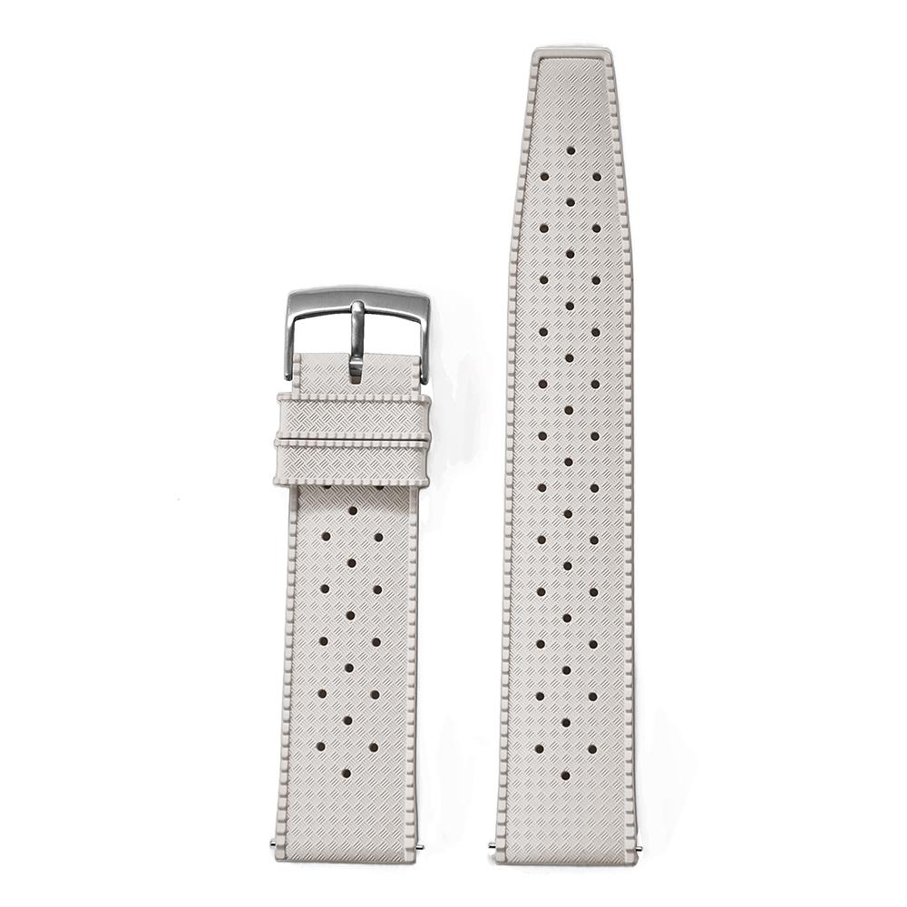 18/19/20/21/22/23/24mm Tropische FKM-Gummi-Uhrenarmbänder Schnellverschluss FPM-Armband Langlebiges Weiches Armband Wasserdichtes Sportuhr