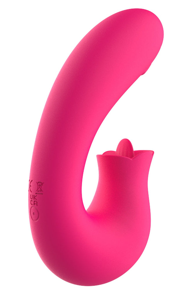 Vibromasseur 2 En 1 G Spot Et Stimulateur De Clitoris Usb Kali Rose Ws Nv085
