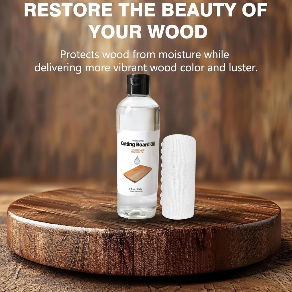Food Grade Mineral Oil for Cutting Boards-Natural Wood Conditioner & Protectant Bamboo Wooden Furniture Tableware Cutting Boards