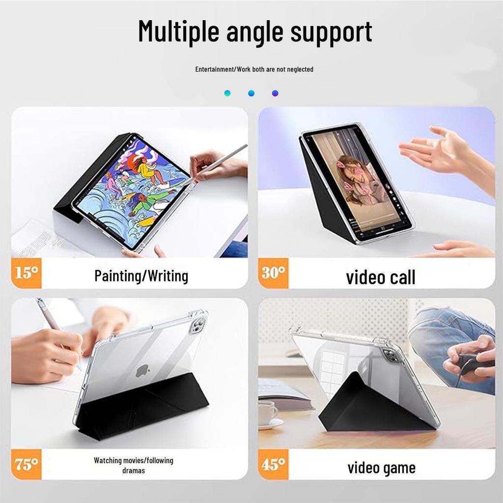 iPada Folding Protective Case for iPad 2025 with Pen Slot