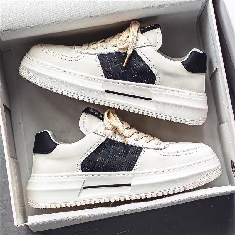 Men's shoes autumn new breathable little white shoes boys trend versatile platform sports shoes casual board shoes trendy shoes