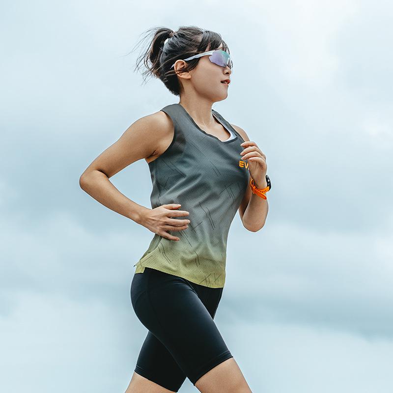 

Унисекс быстросохнущий бесшовный спортивный жилет для бега и марафона L