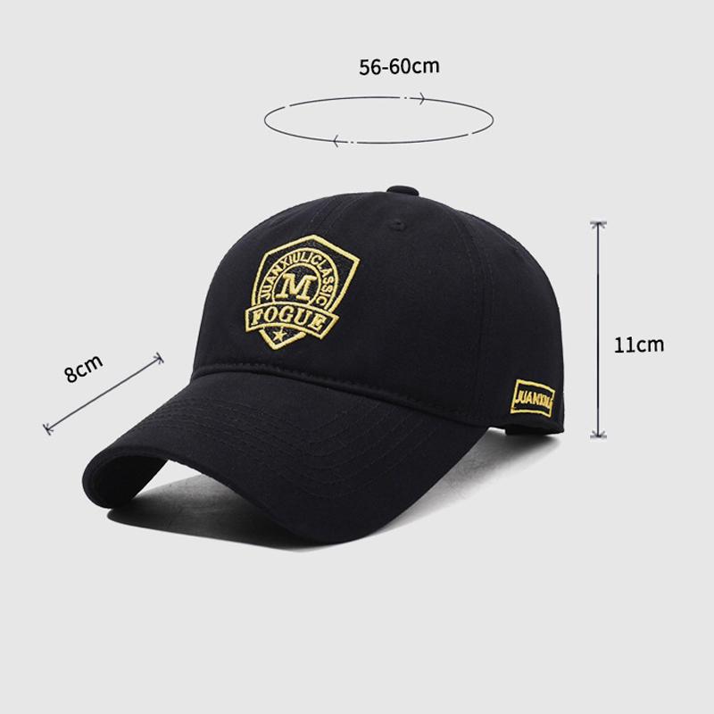 Vier Jahreszeiten Bestickte Buchstaben Baseballkappe Herren Outdoor Sport Sonnenschutzkappe