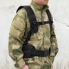 Taktický polstrovaný bojový pás s odnímatelnými popruhy Airsoftový bojový pás s pohodlnými vycpávkami a odnímatelnými
