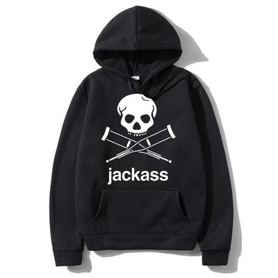 Herbst und Winter Neuer Jackass Hoodie Herren- und Damenmuster Logo Lässige Streetwear Retro Langsam Laufendes Lässiges Sportshirt