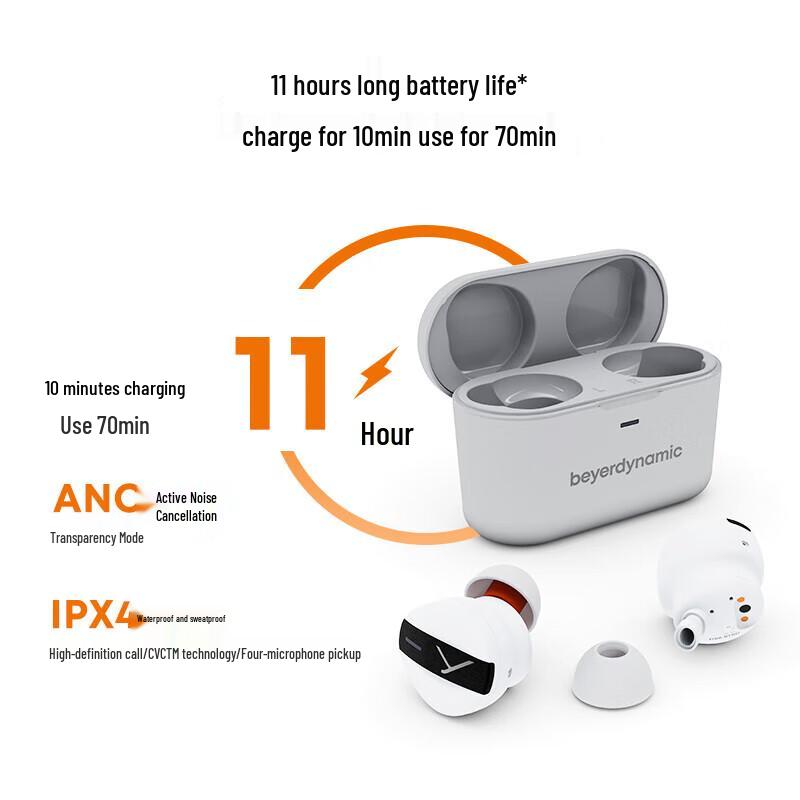 Beyerdynamic FREE BYRD True Wireless Noise Cancelling Earbuds