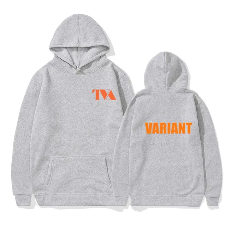 Spring and Autumn Fashion New LOKI TVA Variant Letter Letter Printed Streetwear Unisex Hoodie Unix Warm Casual Sportswear
