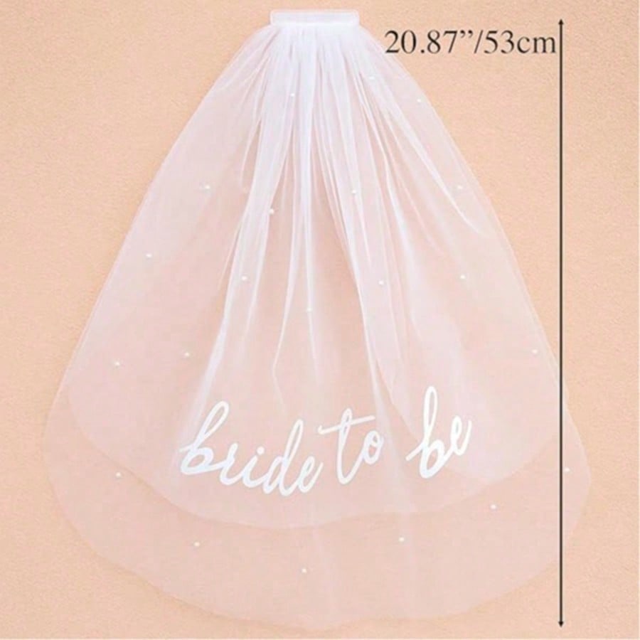 Bride To Be Sash And Veil, Bachelorette Party Accessories, Bridal Shower Gift
