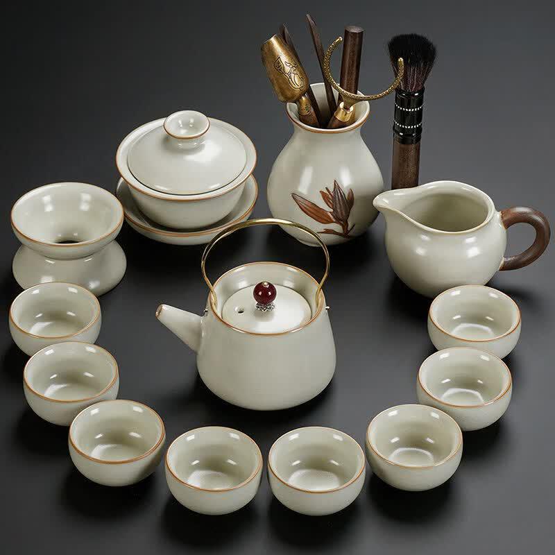 Youluo Ru Ware Ceramic Gongfu Tea Set