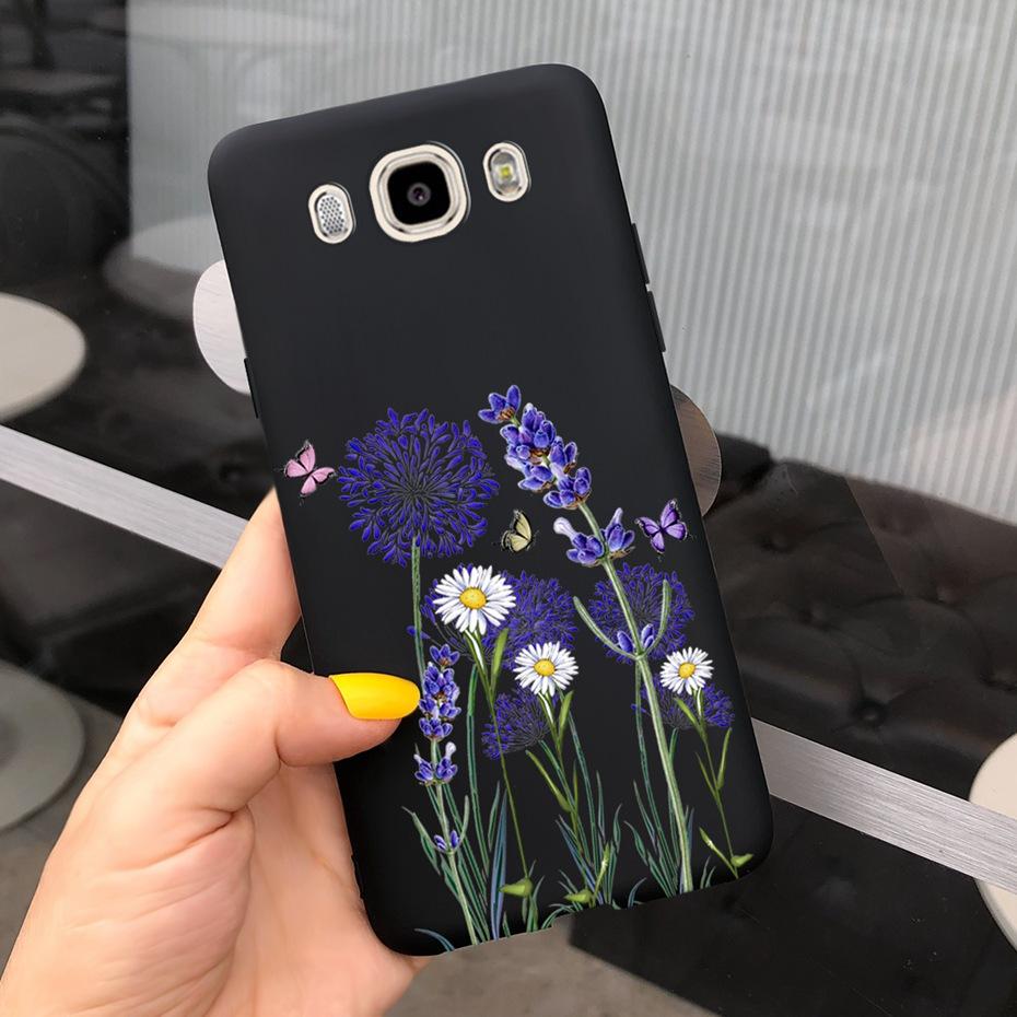 Soft TPU Case For Samsung J7 J5 J3 2016 Phone Case Flower Printed Silicone Cute Back Cover For Samsung Galaxy J3 J5 7 2016 Funda