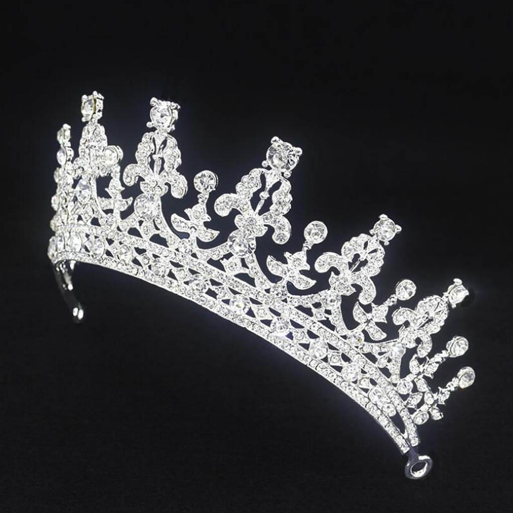 Braut Hochzeit Kopfschmuck Frauen Strass Legierung Stirnband Kopf Dekorativer Schmuck