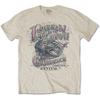 Maglietta Unisex Cotone Oversize Taglia L s Creedence Clearwater Revival Born on the Bayou Vestibilità Slim XXL