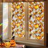 Rainbow Window Privacy Film Halloween Non-Adhesive Glass Sticker Prism Stained Static Clings Sun Blocking Privacy Decals for Living Room Bedroom