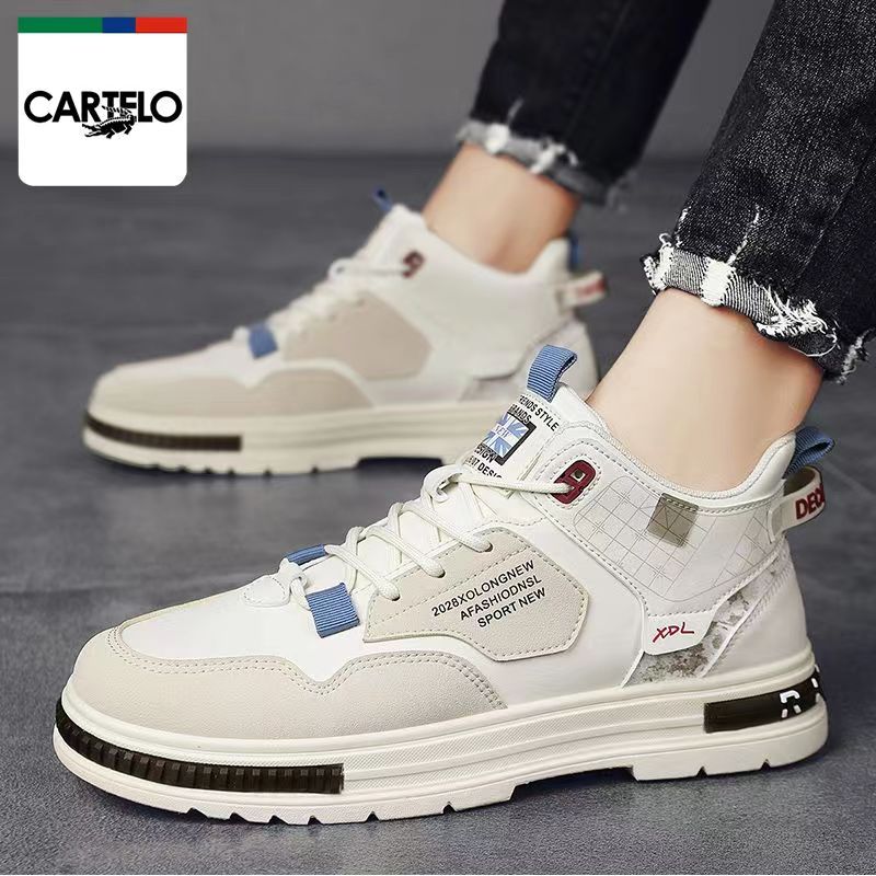 Herrenschuhe, leichte und vielseitige Freizeit-High-Top-Sneaker, rutschfeste und verschleißfeste Arbeitsschuhe