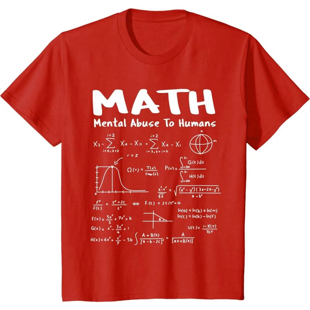 

Тяжелый Стиль Уличная Мода Винтаж Лучшая Математическая Футболка 100% Хлопок Круглый Вырез Лето Короткий Рукав Повседневная Мужская Размер S-5XL S красный