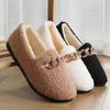 Doudou shoes, warm in autumn and winter, thick-soled new Mao Mao shoes, flat-soled versatile cotton shoes, velvet mother