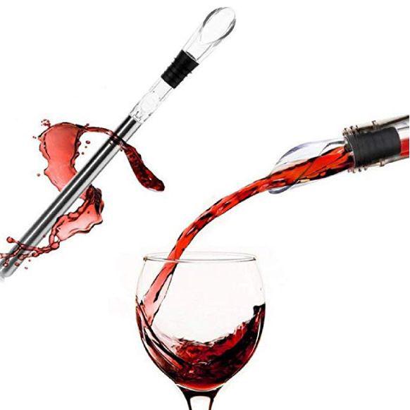 Stainless Steel Quick-Freeze Wine and Beverage Cooling Stick Pourer