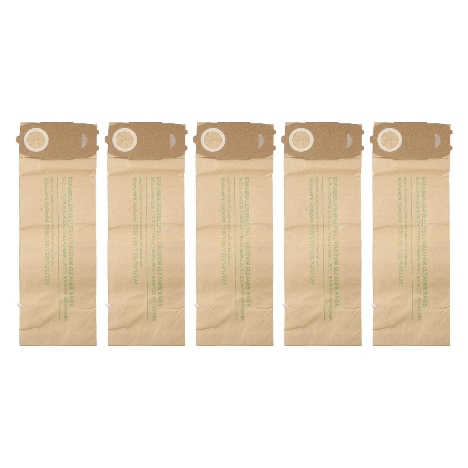 

Replacement Dust Bags for VK 118 122 Vacuum Cleaner Pack of 5