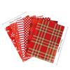 1 Set Christmas Wrapping Paper Valentine's Day Birthday Gift Wrapping Paper New Year Plaid Gift Box Gift Decoration