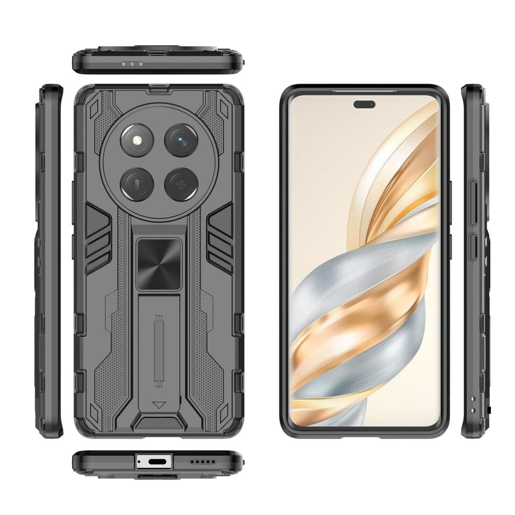 For Honor Magic7 Lite 5G/X9c 5G/X60 Pro 5G Case PC + TPU Shockproof Phone Cover with Kickstand