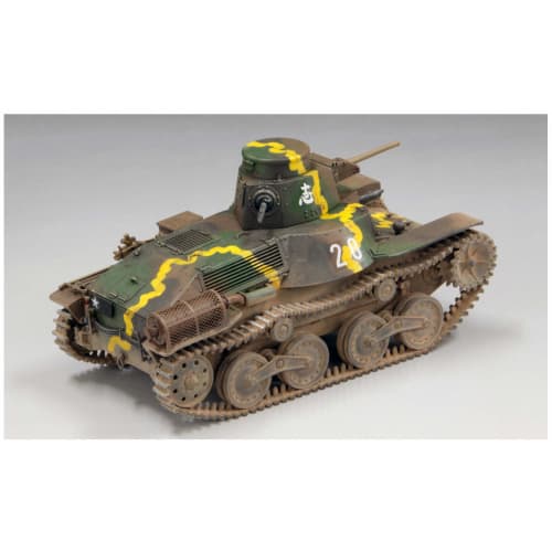Fine Molds 1/35 Military Series Imperial Japanese Army Type 95 Ha-Go Early Model Light Tank, Malayan Blitzkrieg Plastic Model Kit FM58