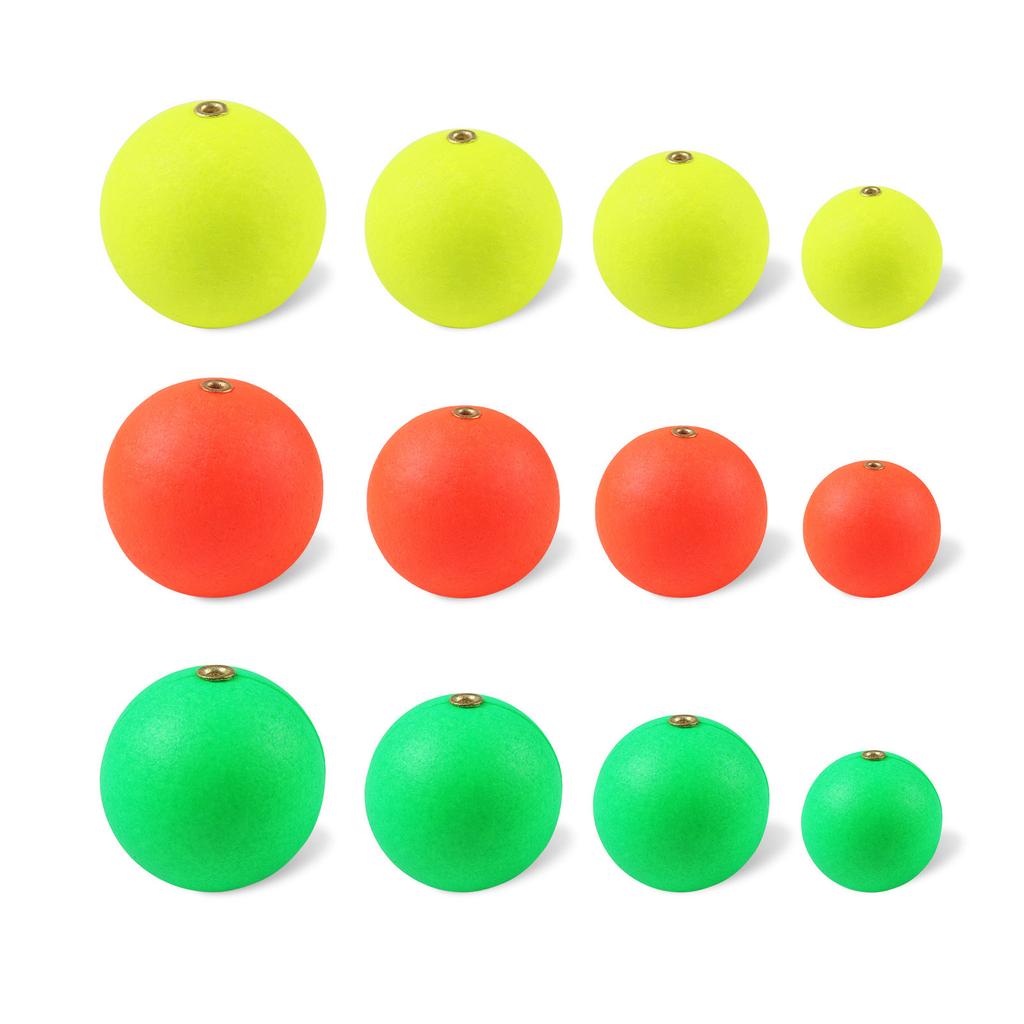 60Pcs/pack Fly Fishing Outdoor Tackle Fishing Bobber Float Set Fishing Float Set Plastic Round Shape Water Bubble Float