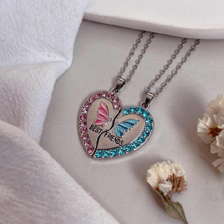 Relationship Neck Chain Magnetic Butterfly Neck Jewelry Pendant Clavicle Chain