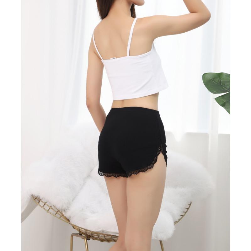Lace Safety Pants Women's Panties Summer Modal Leggings Thin Shorts Three-quarter Pants