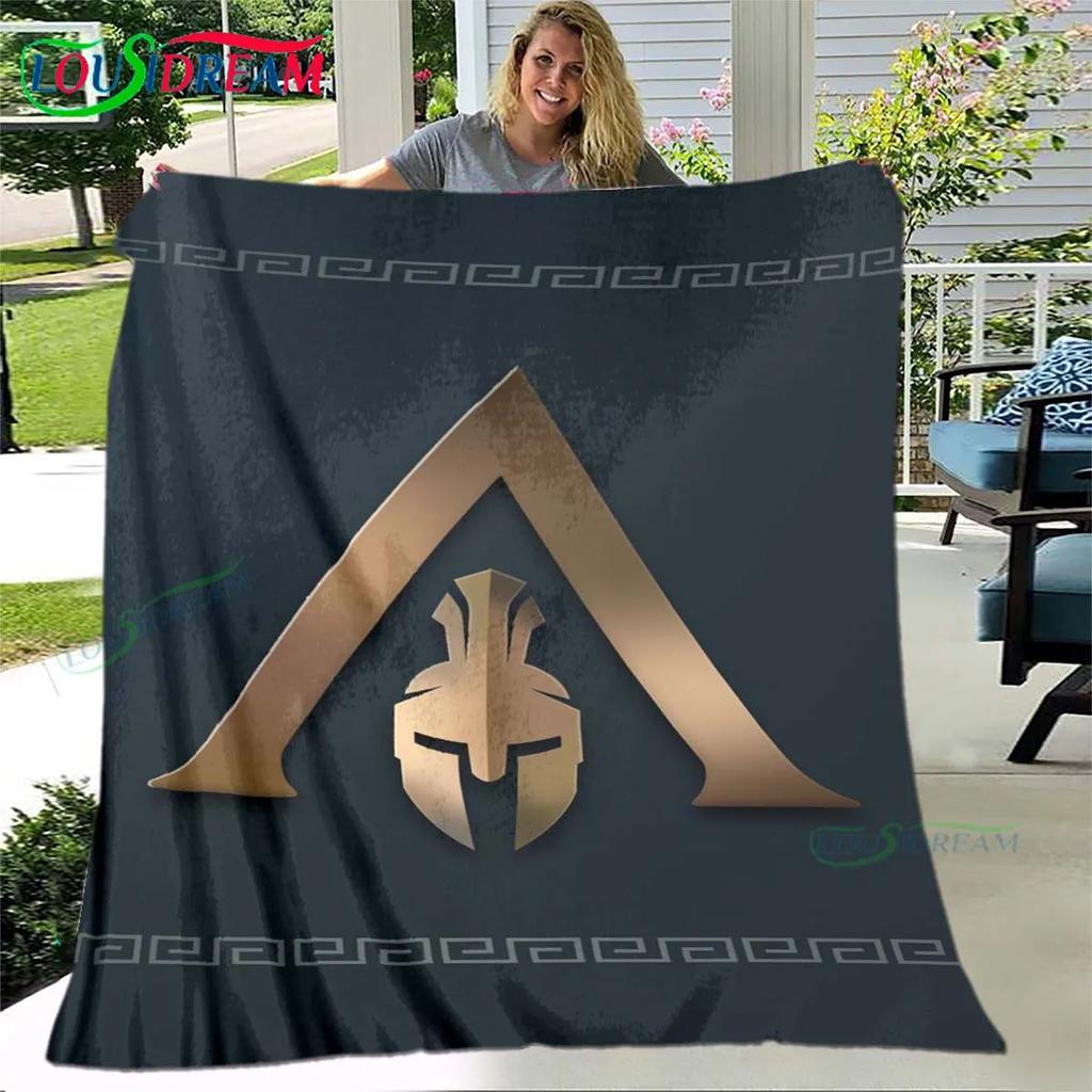 Manta 3D de Juegos de Moda A-Assassin’s Creed, Manta de Franela para Cama Sofá Picnic Oficina Senderismo Ocio Siesta Regalo de Cumpleaños