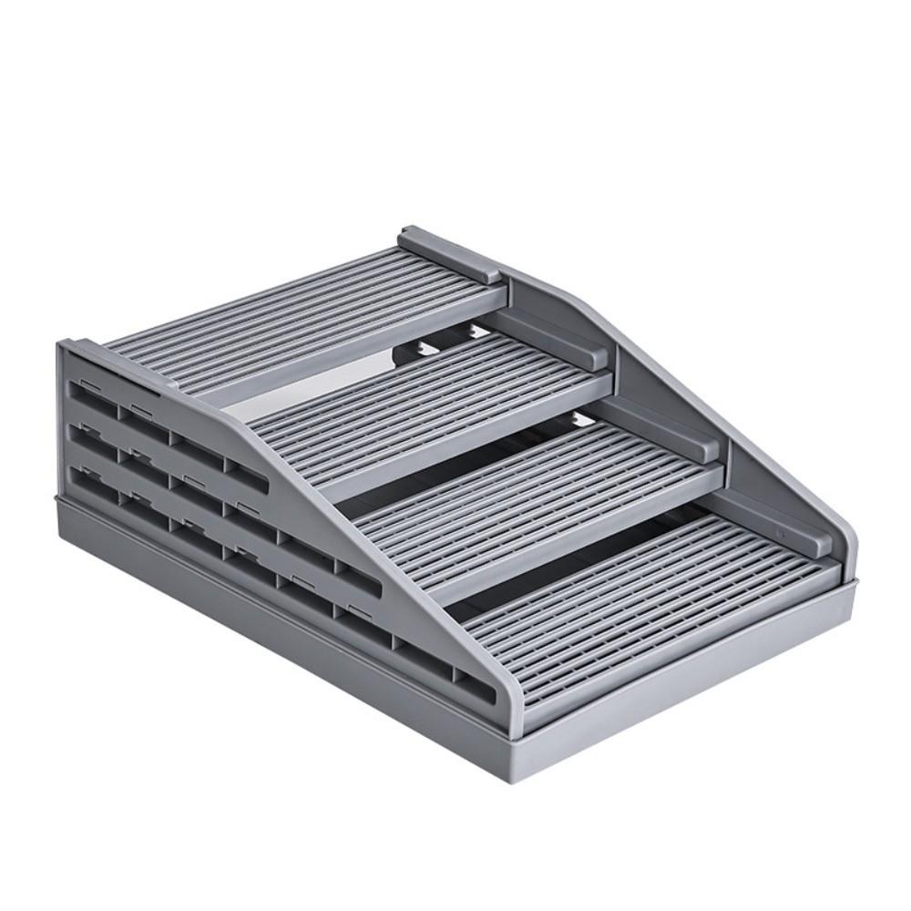 Waterproof Cat Litter Stair Non Slip Cat Litter Box Ramp Cat Litter Box Footrest Pet Toilet серый