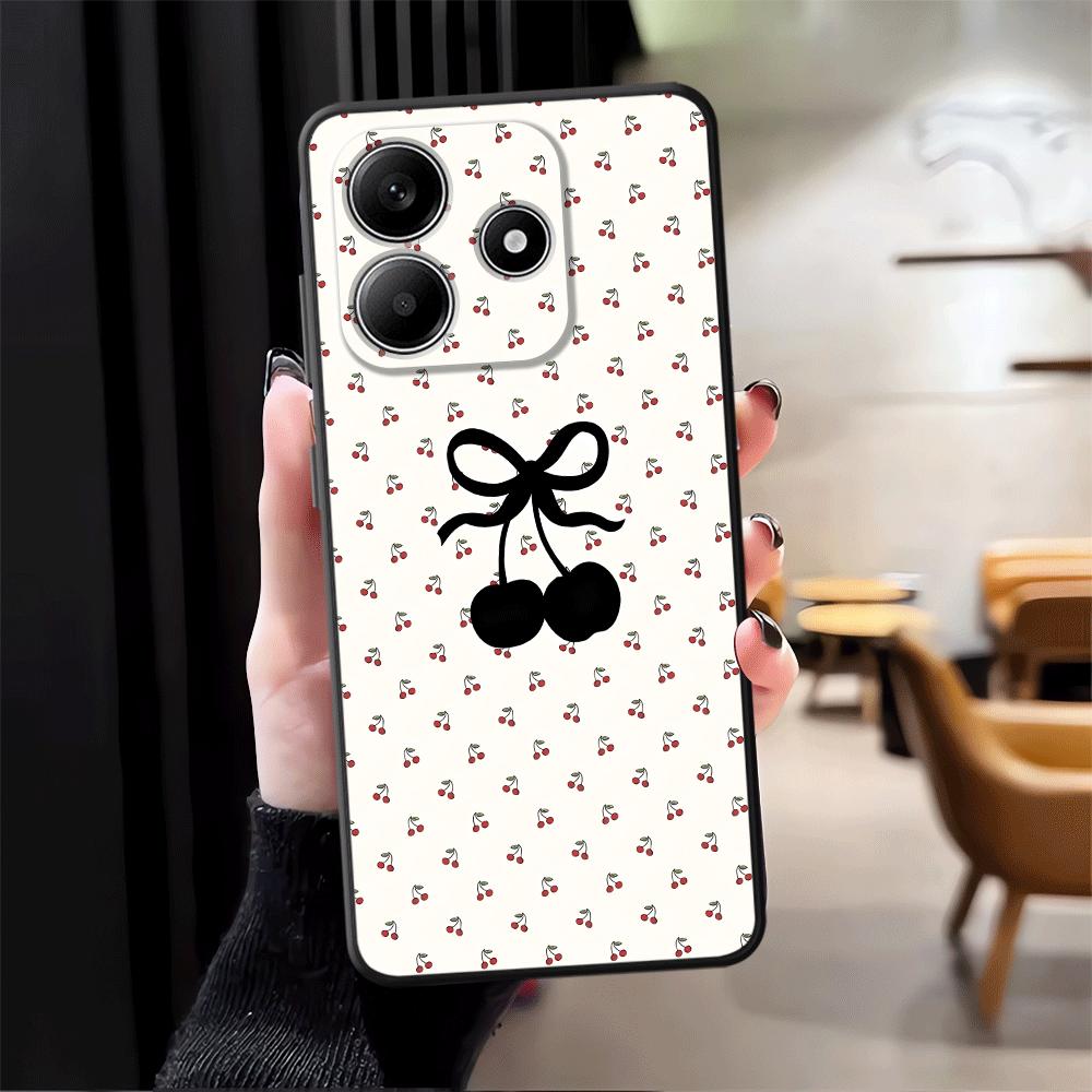 Case for Xiaomi Redmi Note 14 13 Pro Plus 12 11 12C 13C A1 9 8 7 14C 10 A4 A5 A3 K80 Phone Cover K40 A2 A1 Cartoon Cherry