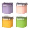 Ice Cube Maker DIY Ice Cube Mould Tray Leakproof Reusable for Summer Cold Drinks