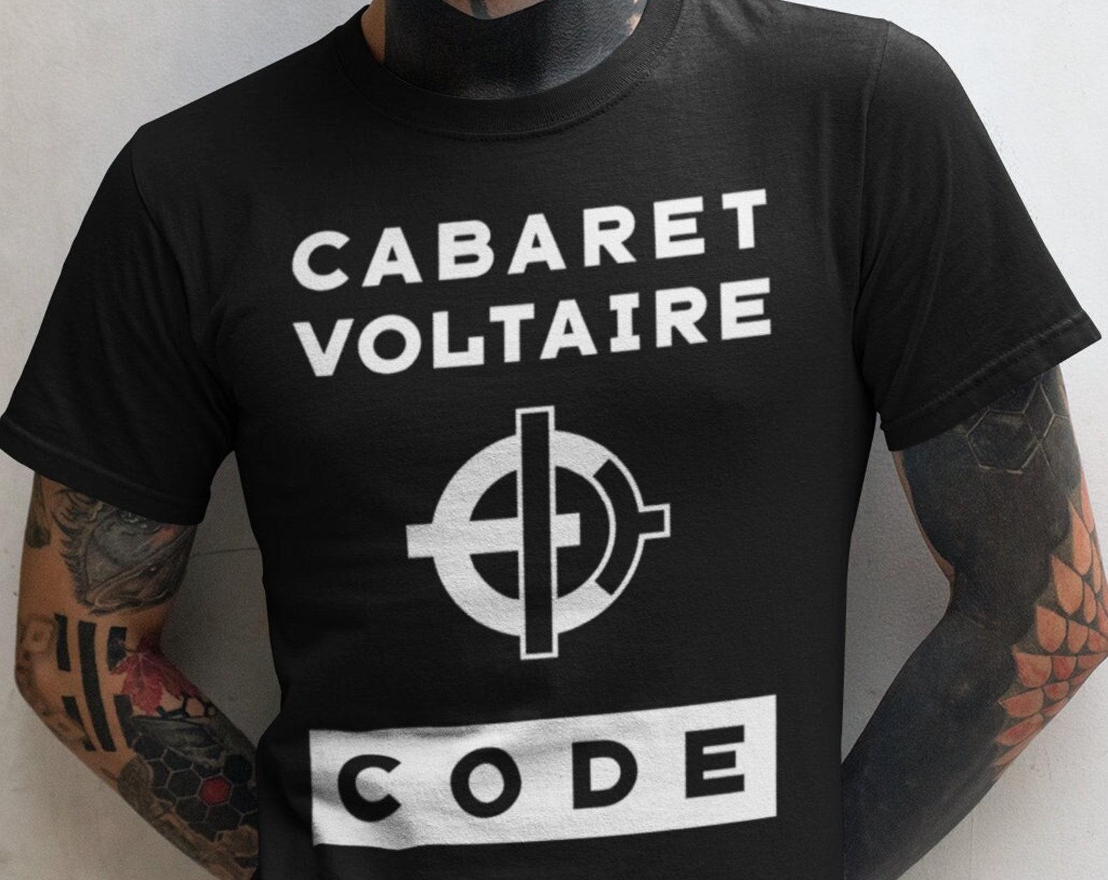 Cabaret Voltaire Tee – New Wave Post-Punk Graphic T-Shirt 4XL