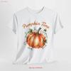 Kürbiszeit T-Shirt Herbsternte Herbst Thanksgiving Saisonales vintage Gewaschen Dehnbar Streetwear Designer Kleidung Unisex