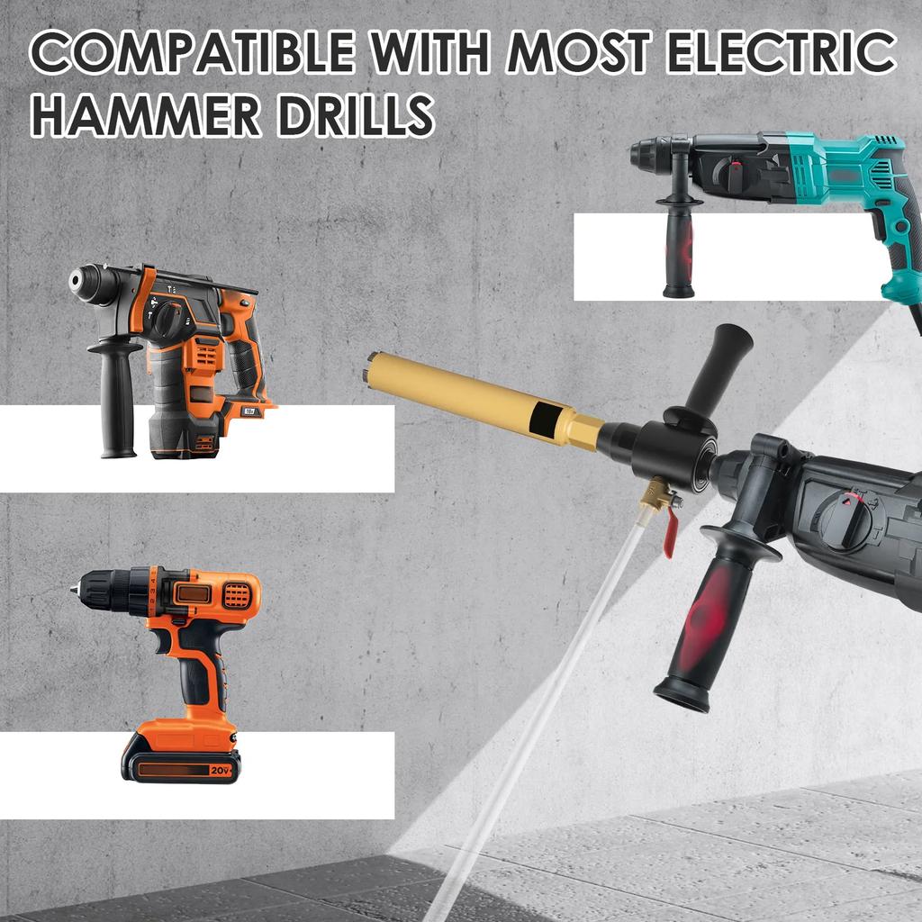 Adaptor ciocan electric Oțel carbon Ciocan Convertor injecție apă cu tijă de conectare Unelte pentru beton Adaptor burghiu SDS Max