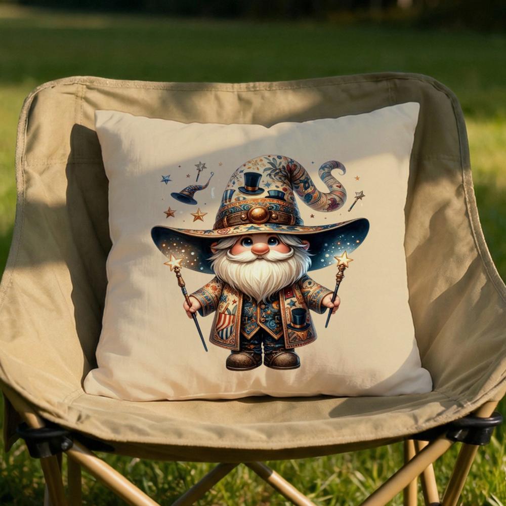Everyday Gnomes Cushion Cover Soft Reversible Durable Pillow Cover MultiScene Use for Home Car Daily Comfort