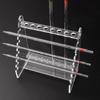 Organisk Glass Trapesformet Pipette Støtteholder 1,5 cm Hulldiameter Pipettestativ